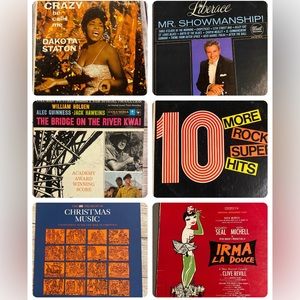 Lot vintage vinyl Christmas Big band jazz